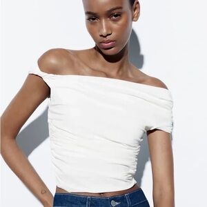 ZARA Sleeveless Asymmetrical Top